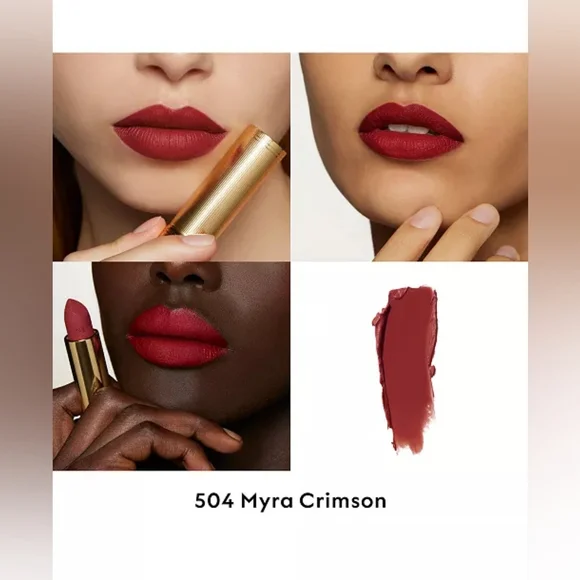 Gucci Rouge à Lèvres Long-Lasting Matte Lipstick 504 Myra Crimson